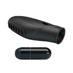 Напальчник с вибрацией текстурный