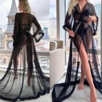 Женский прозрачный халатик