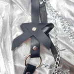 Портупея кожаная на талию ноги