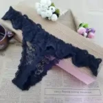 Кружевные трусики стринги дополнят ваш образ тигрицы этой ночью